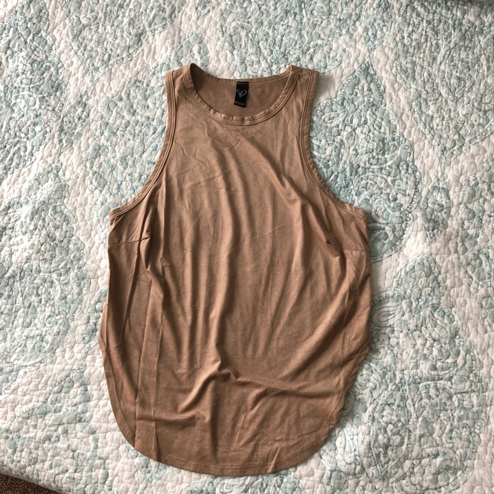 NWOT Windsor faux suede tank